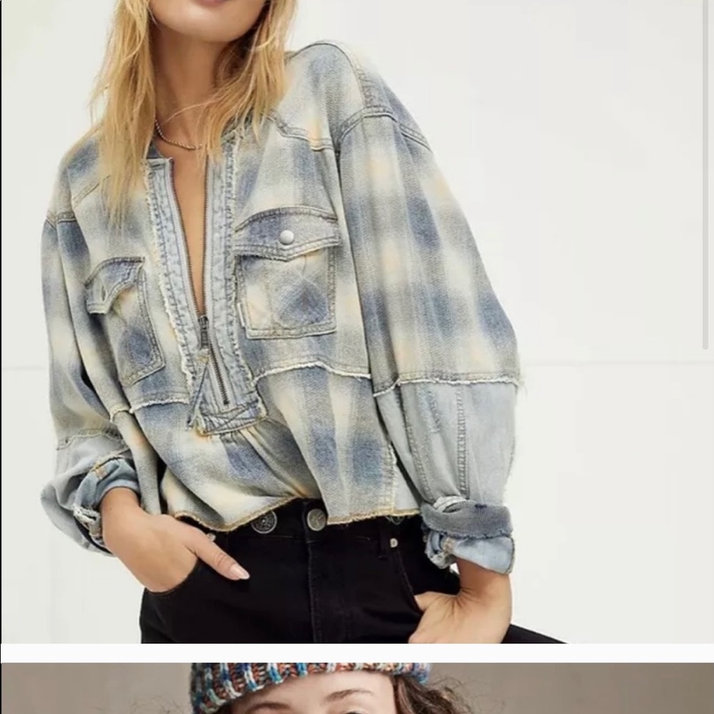 **ISO** Free People Leon Pullover in Small